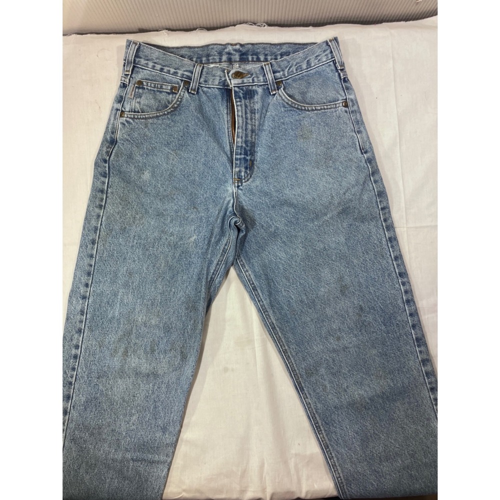 Carhartt B17 STW Relaxed Fit Straight Leg Jeans Mens 31x32 Light Wash Denim